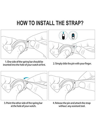 Watch Strap Magnetic Loop 22mm Compatible with Boat /Fire boult / Noise Watch Smartwatch Luxury Metal Chain Band Rose Gold Pink