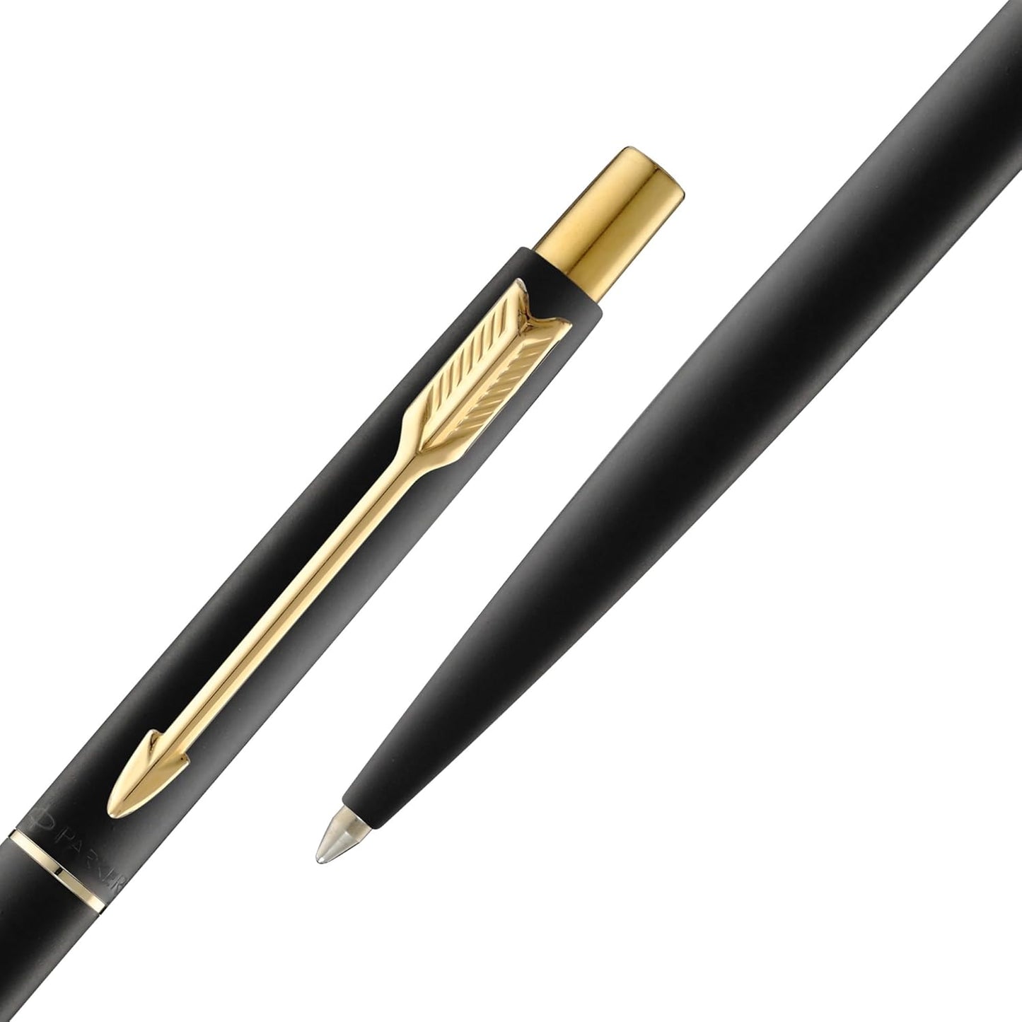 Parker Classic Matte Black GT Ball Pen, Golden color, 1 Count (Pack of 1)