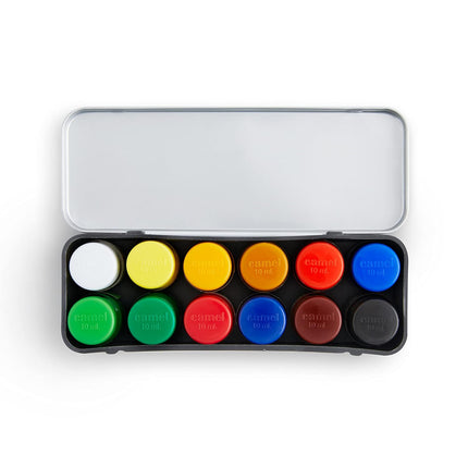 Camel Student Poster Color - 10Ml Each, 12 Shades, Multicolor