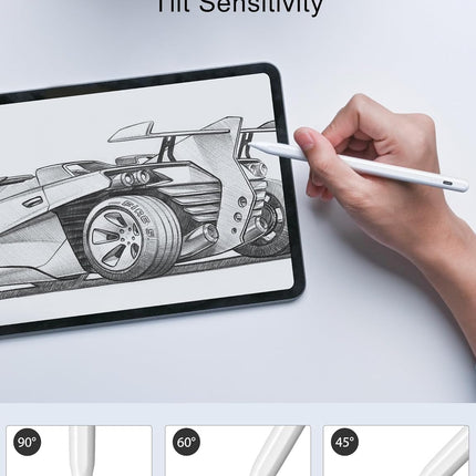 Android Tablet & iOS All iPad Pencil NO.1 Sales in US&EU,13 Mins Fast Charge Stylus Pen for iPad with Palm Rejection for 2018-2025 iPad Air 3/4/5/M2/M3, iPad mini 5/6, iPad 6/7/8/9/10/11, iPad Pro