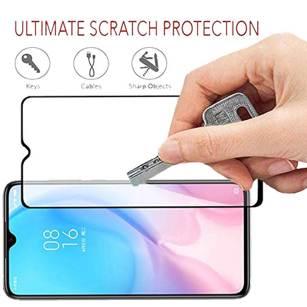 HC Tempered Glass for Samsung Galaxy M21 / M30s / M30 / A30s / M21 (2021) Edition | Screen Protector Full HD Quality Tempered Glass Anti-Scratch Edge to Edge Coverage with Installation Kit (Black)