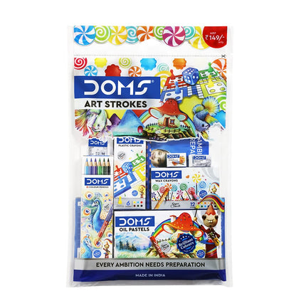 DOMS Painting Kit Gifting Range for Kids Art Strokes Kit, Multicolor