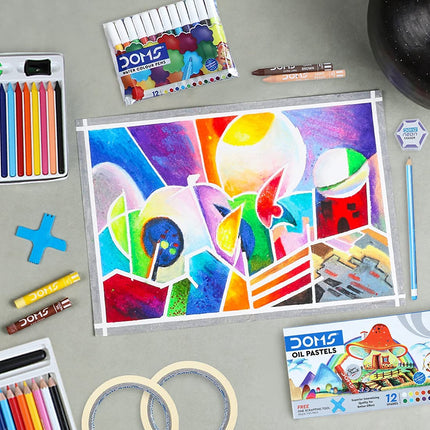 DOMS Painting Kit Gifting Range for Kids Art Strokes Kit, Multicolor