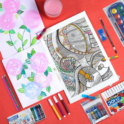 DOMS Painting Kit Gifting Range for Kids Art Strokes Kit, Multicolor