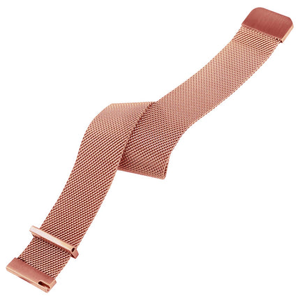 Watch Strap Magnetic Loop 22mm Compatible with Boat /Fire boult / Noise Watch Smartwatch Luxury Metal Chain Band Rose Gold Pink