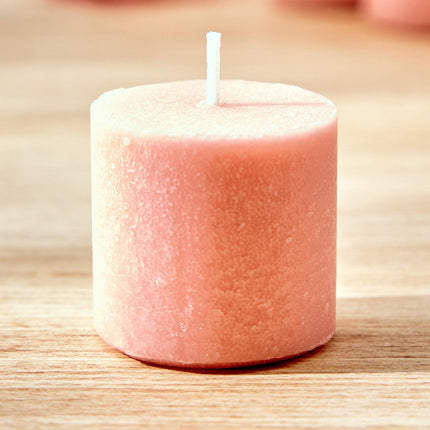 Home Decor Luxury Srawberry Scented Smokeless Decorated Wax Votive Candles Candle (Pack OF 1)
