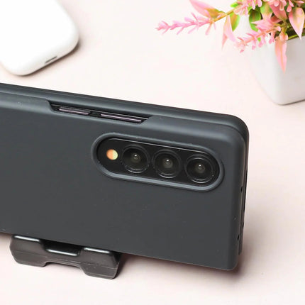 Black Original Silicone case for Samsung Z Fold 4 5G