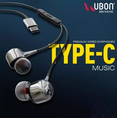 Ubon Type-C TC-686 Wired Earphones
