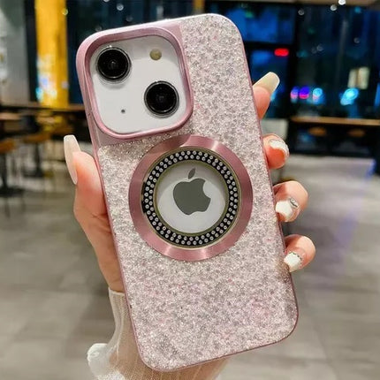 Luxury Hummy Case Sparkling Powder  Case for iPhone