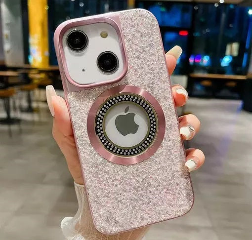 Luxury Hummy Case Sparkling Powder  Case for iPhone