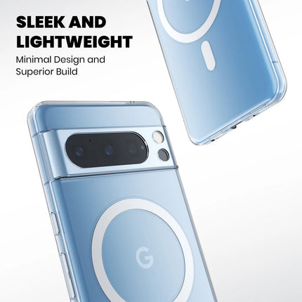 Anti-Yellow Magsafe Clear Case Google Pixel 8 Pro