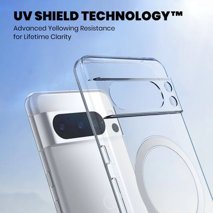 Anti-Yellow Magsafe Clear Case Google Pixel 8