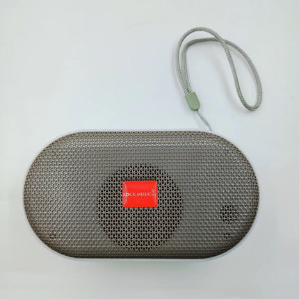Grey ROCK MUSIC BT-654FMDL Big Bass Wireless Speaker