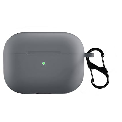 Silicone Soft Case Cover with Keychain for AirPods