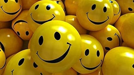 Smiley Soft Balls Cute Funny Yellow Emoji Happy Smiley Face Squeeze Sponge Balls, Yellow Emoji Face Fun Ball, Stress Relief Ball (Pack of 1).