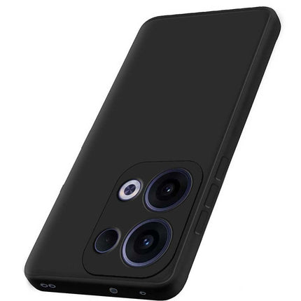 Oppo K13 5G| Camera Bump Protection | Matte Soft Silicon Flexible | All Side Shock Proof Rubberised Back Case Cover for Oppo K13 5G (Black)