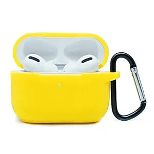 Silicone Soft Case Cover with Keychain for AirPods