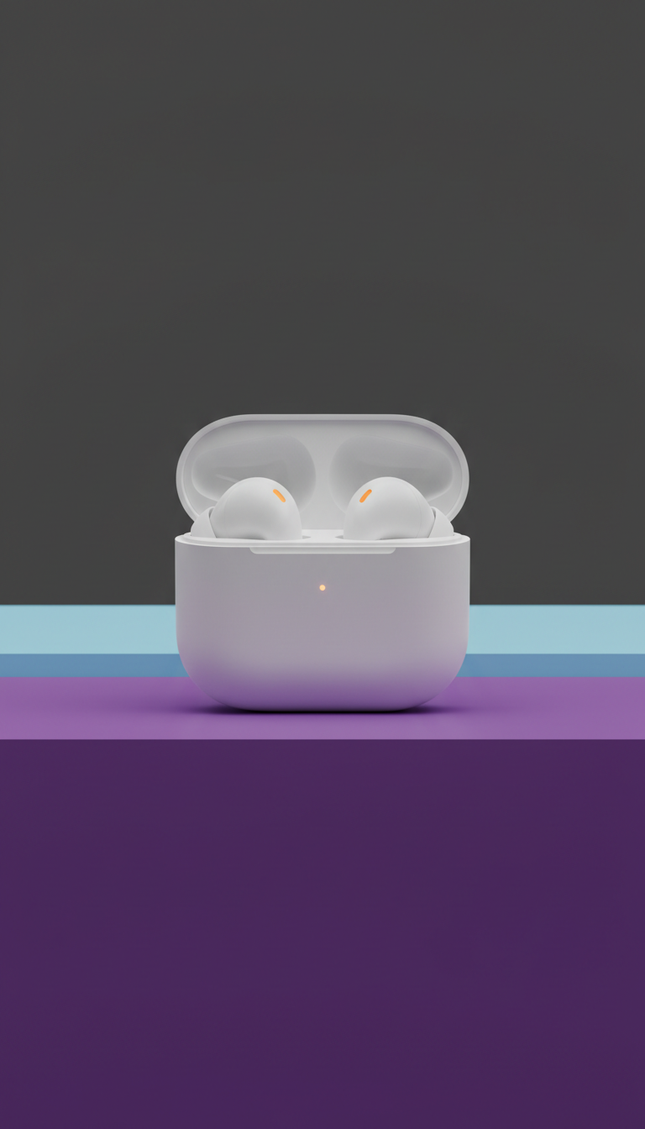 Wireless earbuds with magnetic charging case