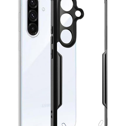 Samsung Galaxy M56 5G Back Cover | Transparent Crystal Clear Hard PC Back Case with TPU Bumper, Drop Protection Case Cover for Samsung Galaxy M56 5G