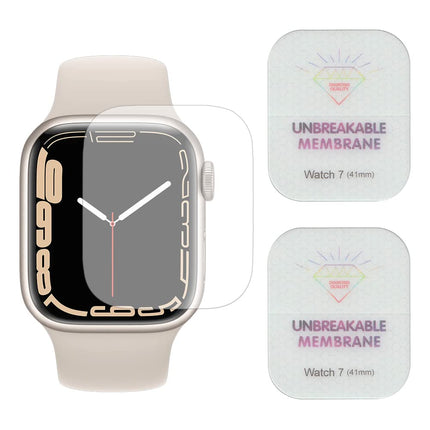 Unbreakable Screen Protector Hydrogel Membrane Compatible with Apple iWatch 8 41mm | Edge to Edge Coverage with Easy Installation Kit(Set of 1)