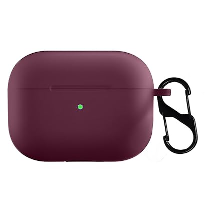Silicone Soft Case Cover with Keychain for AirPods