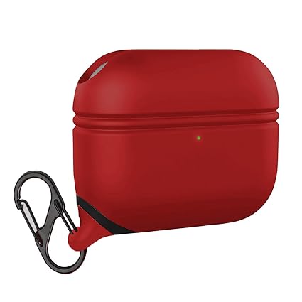 Silicone Soft Case Cover with Keychain for AirPods