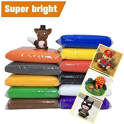 CREATURE Ultra-Light Creative Art and Craft Air Dry Super Clay with Carving Molding Tools Kit for Kids (PACK of 1)