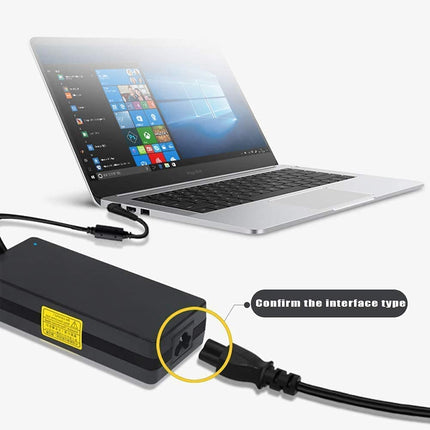 TGG 3 Pin Laptop Power Cable Universal Replacement for Laptop Charger Adapter Power Cord for Laptop - (1.5M, Black)