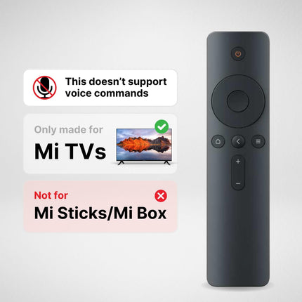 Universal Mi Remote (Non-Voice) – for Mi & Redmi Smart LED TVs – Durable and Easy to Use