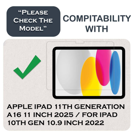 HC Tempered Glass Screen Guard for Apple iPad 11th Generation A16 11 inch 2025 / For iPad 10th Gen 10.9 inch 2022 (with Easy Installation Kit) (Pack of 1)