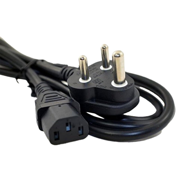 TGG, India Plug IEC Computer Mains Power Cable Cord for 3 Pin Power Cable for PC, 650W for Desktop, Monitor, SMPS and Printer, Power Supply, TV (1.8 Meter)