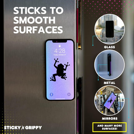 Phone Case Sticker Grip Silicone Holder Mount for Hands-Free Mobile Accessory Holder Grip, Video Phone Accessory Compatible Mirror, Shower
