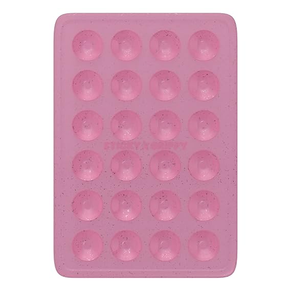 Phone Case Sticker Grip Silicone Holder Mount for Hands-Free Mobile Accessory Holder Grip, Video Phone Accessory Compatible Mirror, Shower
