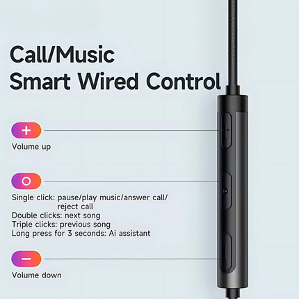 ModishOmbre UNI C Earphones | Deep Bass, USB-C Wired Earbuds | Premium Comfort Fit, in-Line Microphone for Clear Calls | Universal Compatibility