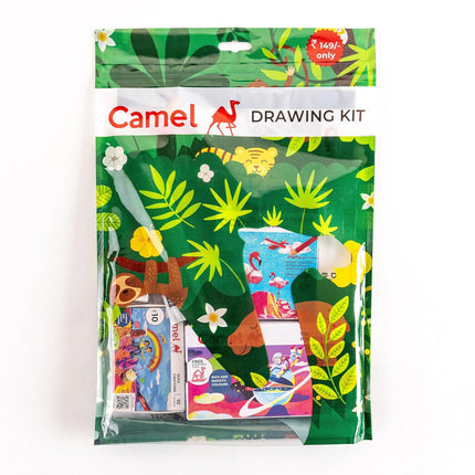 Camel Plastic Drawing Kit, Multicolor