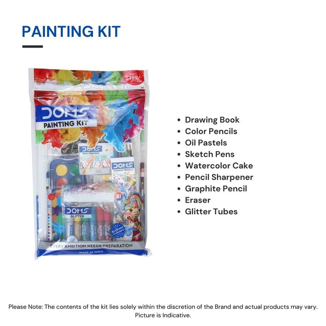 DOMS Painting Kit Gifting Range for Kids Art Strokes Kit, Multicolor