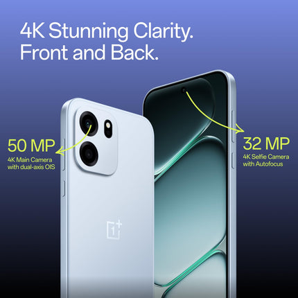 OnePlus Nord CE6 | 8GB+128GB | Lunar Pearl | Snapdragon 7s Gen 4 | Segment's Fastest Touch Response | 8000mAh Battery | 144Hz 1.5K AMOLED Display | 50MP Main + 32MP Selfie 4K Cameras | IP66,68,69,69K