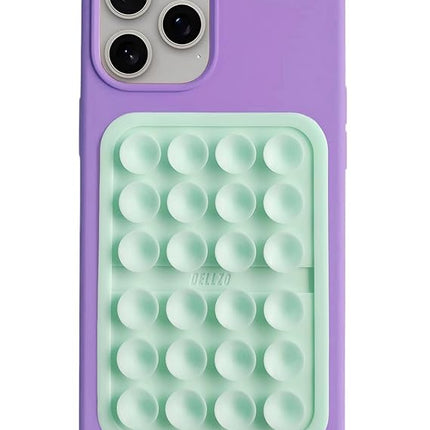 Phone Case Sticker Grip Silicone Holder Mount for Hands-Free Mobile Accessory Holder Grip, Video Phone Accessory Compatible Mirror, Shower