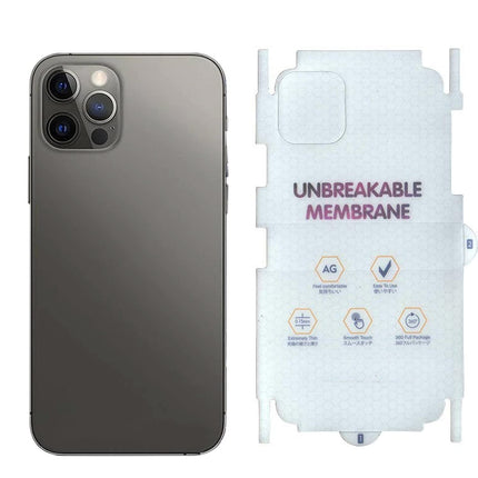 Humpy Case Back Screen Protector for iPhone 15 Pro Max Unbreakable Membrane Scratch Guard Transparent TPU Full Fit Protective, Case Friendly, Compatible with iPhone 15 Pro Max