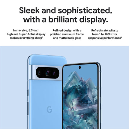 Google Pixel 8 Pro - Refurbished , 12 GB RAM / 256 GB, Obsidian