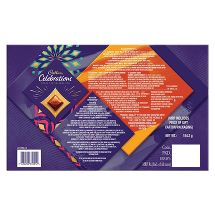 Cadbury Celebrations Assorted Chocolate Gift Pack, 154.2 g.