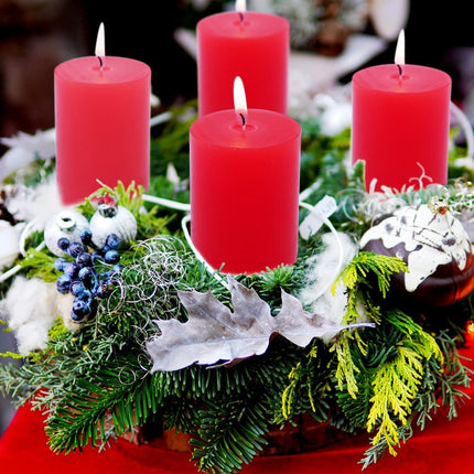 Home Decor Luxury Srawberry Scented Smokeless Decorated Wax Votive Candles Candle (Pack OF 1)