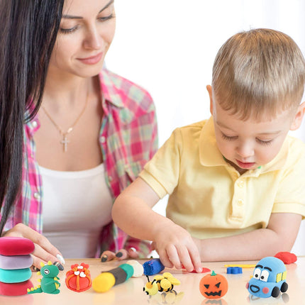 CREATURE Ultra-Light Creative Art and Craft Air Dry Super Clay with Carving Molding Tools Kit for Kids (PACK of 1)