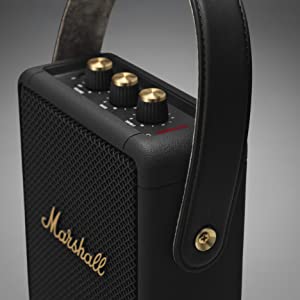 Marshall Stockwell II Portable Bluetooth Speaker with 20+ hours of portable playtime