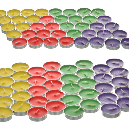 Craft Terrain Wax Diwali Diya (Multicolor, Pack of 10)