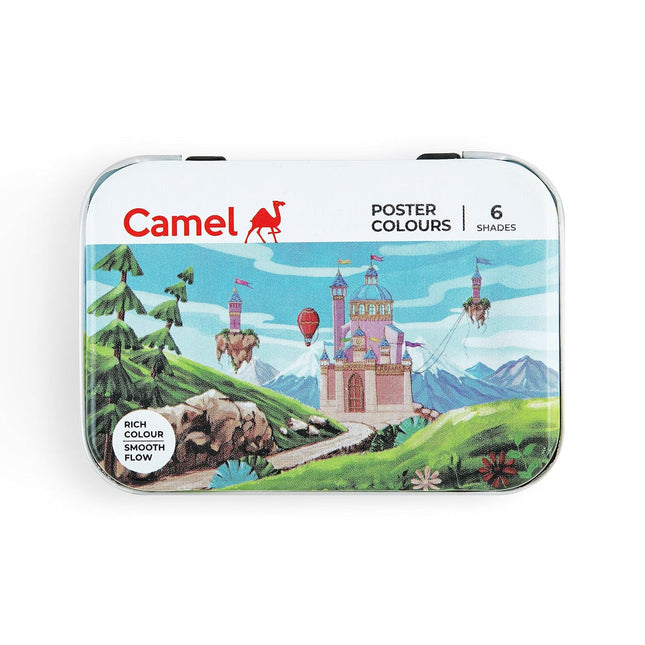 Camel Student Poster Color-10Ml Each,6 Shades,Assorted