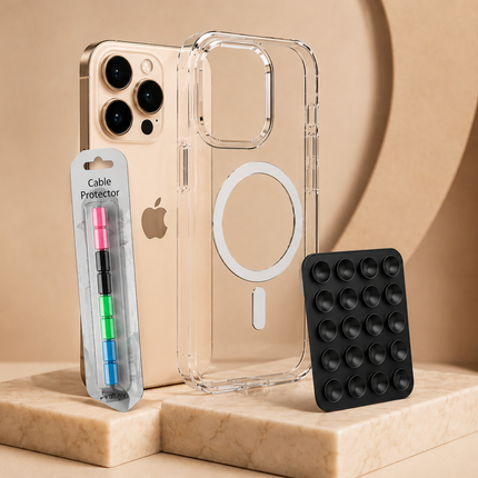 Humpy Case Reopening Sale | (Anti-Yellow Clear Case+Stickypod+Tempered Glass+Cable Protector