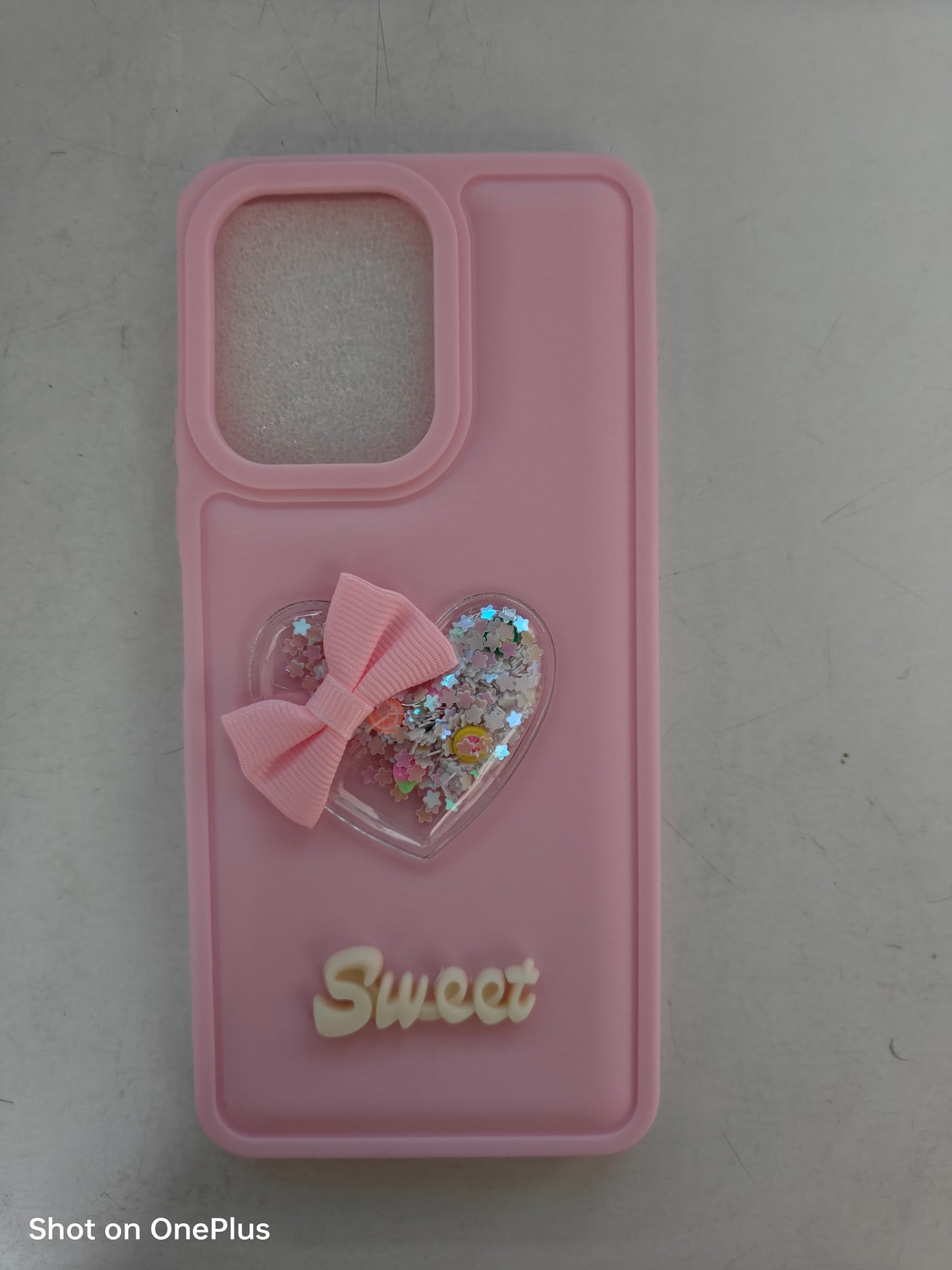 Girls back cover_Glitter cover_Girls Fancy soft case_Sweet Heart cover