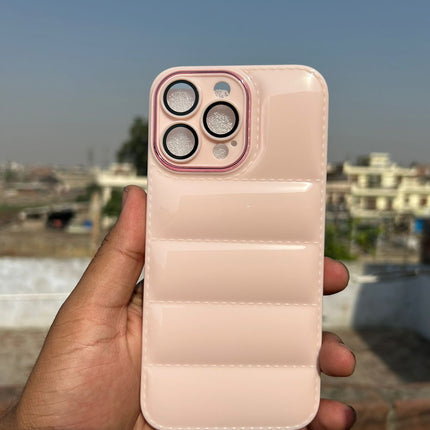 Puffer Case Down Jacket Airbag Shockproof iPhone Case