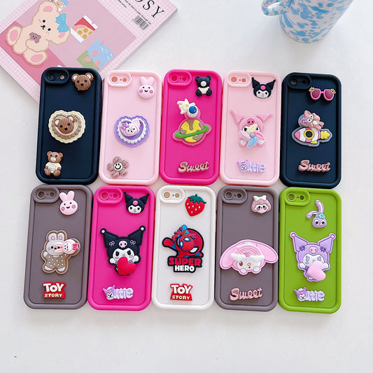 Cartoon Kuromi Kitty Case,Full Protective